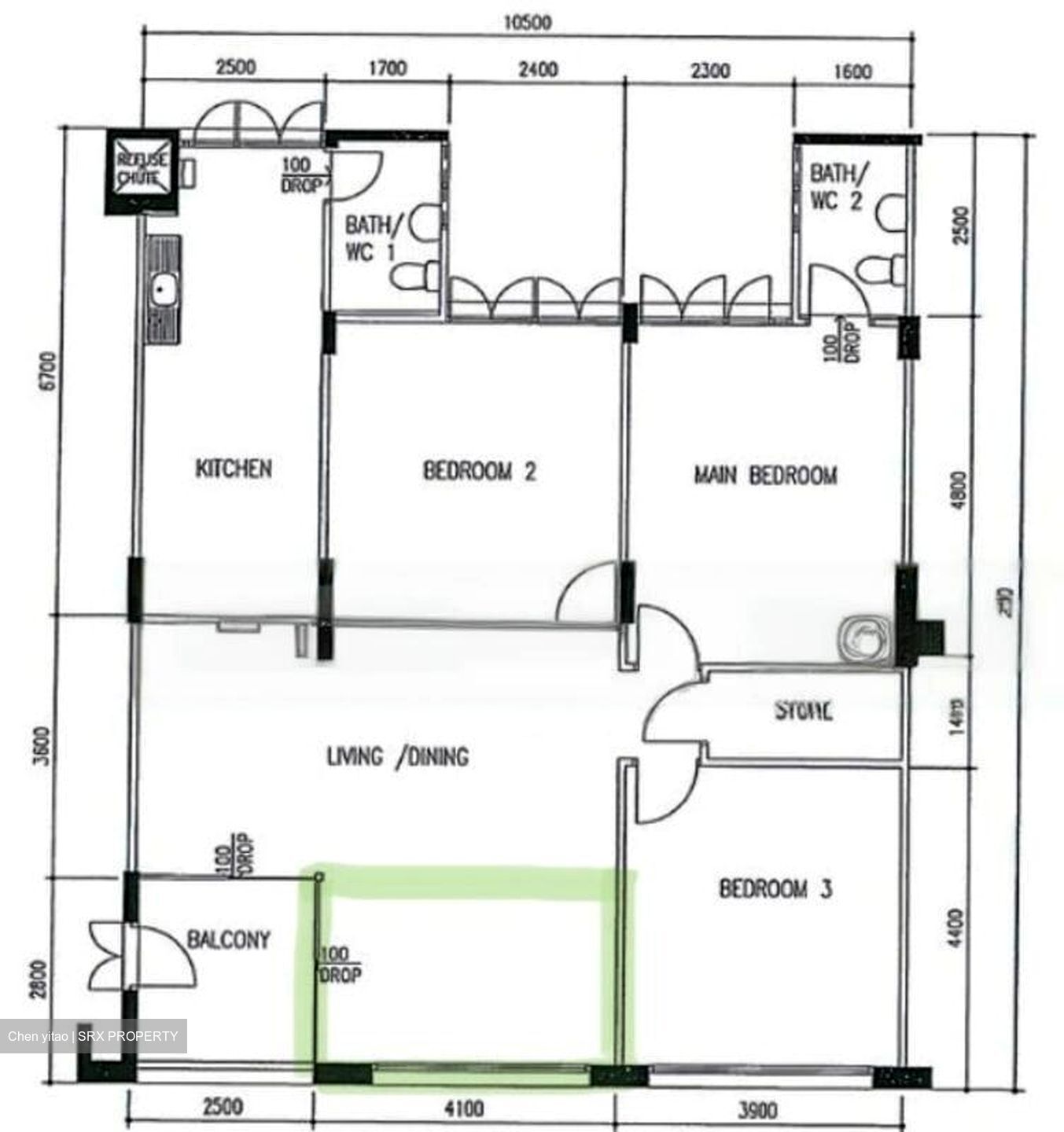 Blk 348 Woodlands Avenue 3 (Woodlands), HDB 5 Rooms #470900101